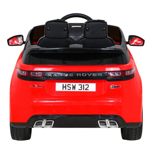 Range Rover Velar na batériu Červený + Ovládač + EVA + Pomalý štart + MP3 LED