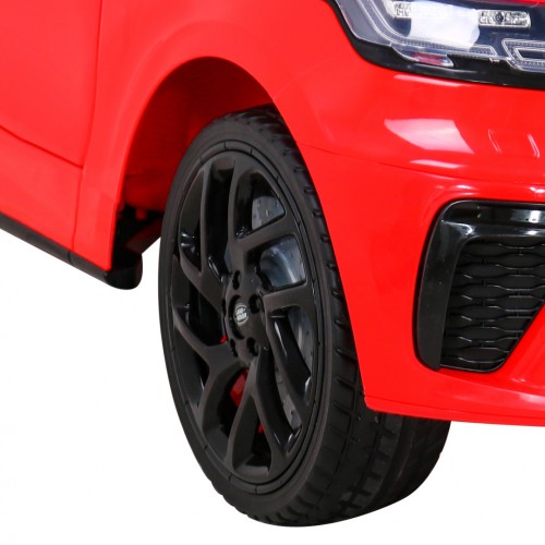 Range Rover Velar na batériu Červený + Ovládač + EVA + Pomalý štart + MP3 LED