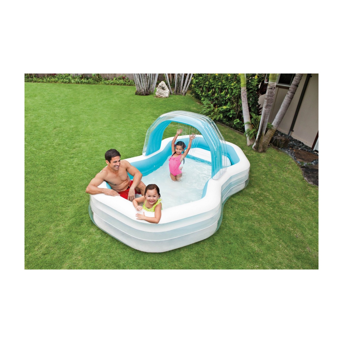 Bazén FAMILY CABANA so Sprchou INTEX