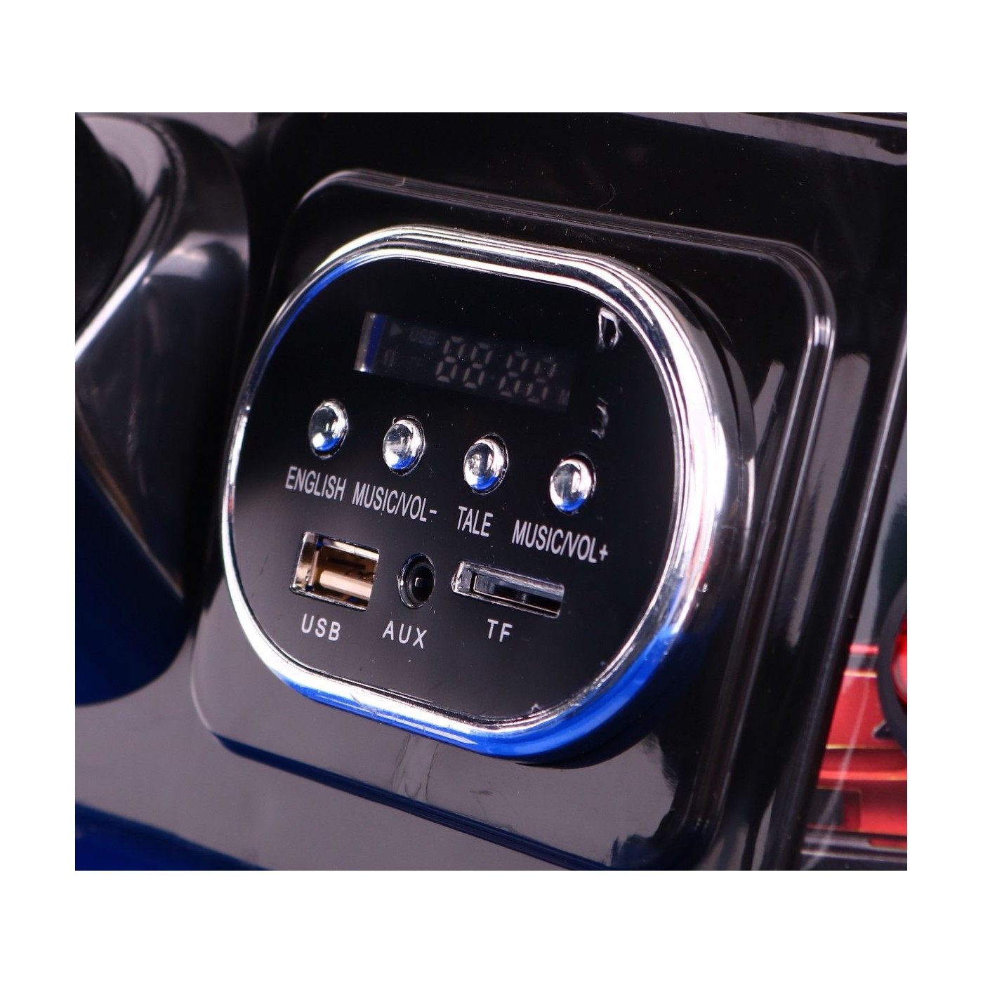 Terénny Raptor Drifter na batériu pre deti Biely + Ovládač + Pomalý štart + EVA + Zvuky Svetiel