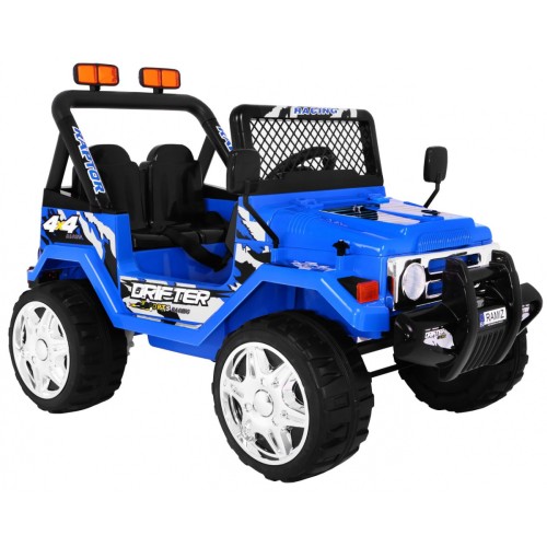 Terénny Raptor Drifter na batériu pre deti Modrý + Ovládač + Pomalý štart + EVA + Zvuky Svetiel