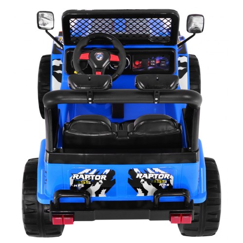 Terénny Raptor Drifter na batériu pre deti Modrý + Ovládač + Pomalý štart + EVA + Zvuky Svetiel