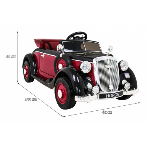 Vozidlo Retro Audi Horch 930V Červené