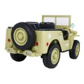 Vojenské Autíčko Retro Strong pre 3 deti Matcha + Pohon 4x4 + Úložné priestory + EVA + Pomalý štart + MP3 LED