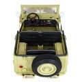 Vojenské Autíčko Retro pre 3 deti Matcha + Pohon 4x4 + Úložné priestory + EVA + Pomalý štart + MP3 LED