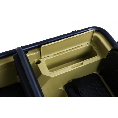 Vojenské Autíčko Retro pre 3 deti Matcha + Pohon 4x4 + Úložné priestory + EVA + Pomalý štart + MP3 LED