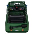 Vojenské Autíčko Retro pre deti Zelený + Pohon 4x4 + Ovládač + 2 Batožinové priestory + Pomalý štart + MP3 LED