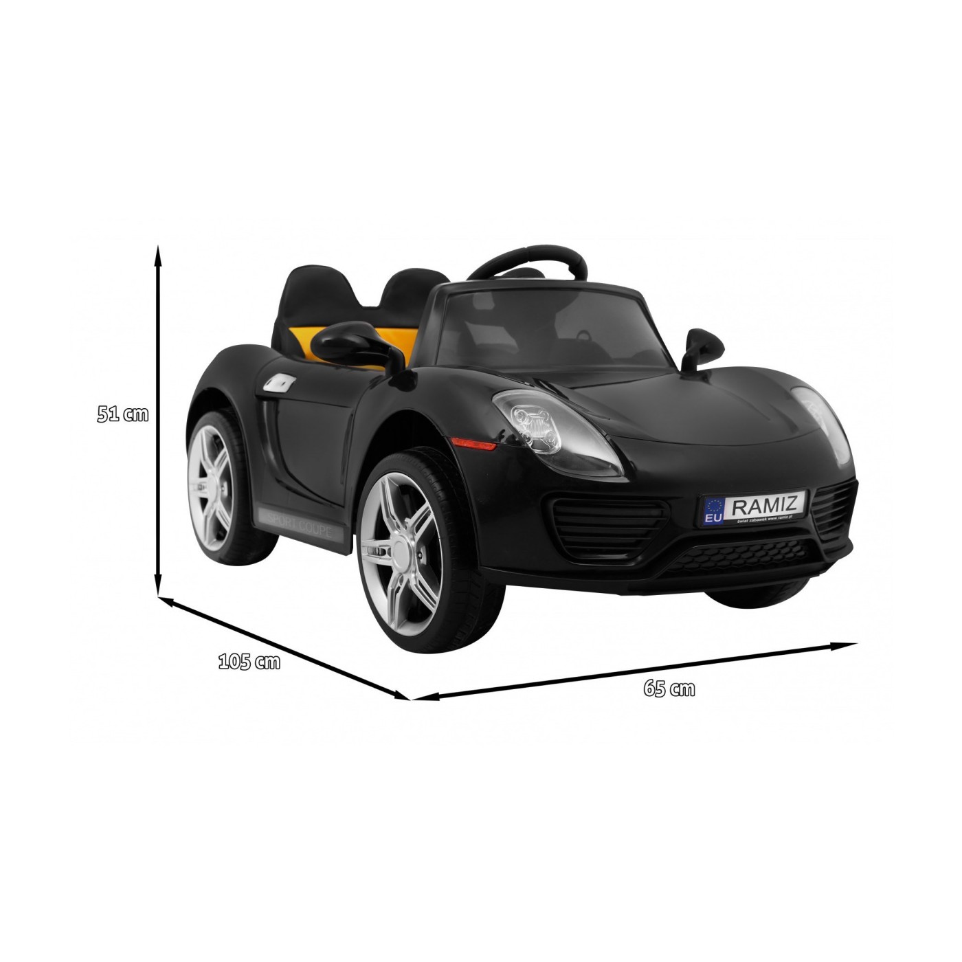 Vozidlo Roadster Čierny