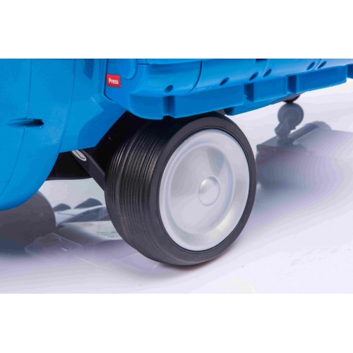 Lietadlo F99 Sky Limit na batériu pre deti Modré + Pohyblivá vrtuľa + Ovládač + Pomocné kolieska + Audio LED + EVA