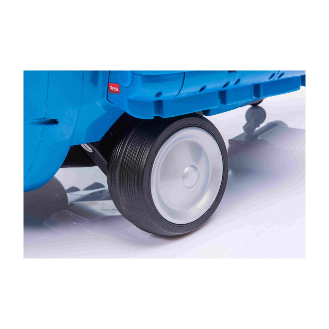 Lietadlo F99 Sky Limit na batériu pre deti Modré + Pohyblivá vrtuľa + Ovládač + Pomocné kolieska + Audio LED + EVA