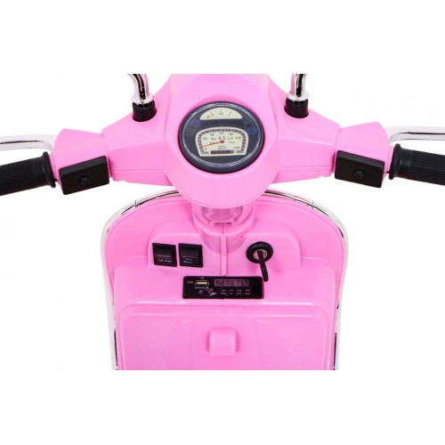 Vozidlo Skúter Vespa Ružový