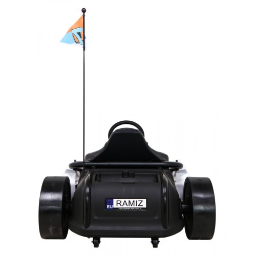 Motokára Speed 7 Drift King na batériu pre deti Biely + Funkcia driftu + Športové sedadlo + 2 Rýchlosti + EVA