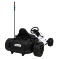 Motokára Speed 7 Drift King na batériu pre deti Biely + Funkcia driftu + Športové sedadlo + 2 Rýchlosti + EVA