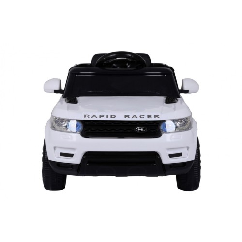 Autíčko Start Run na batériu Biely + Ovládač + Bezpečnostné funkcie + MP3 LED