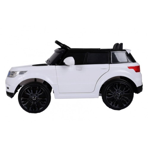 Autíčko Start Run na batériu Biely + Ovládač + Bezpečnostné funkcie + MP3 LED