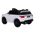 Autíčko Start Run na batériu Biely + Ovládač + Bezpečnostné funkcie + MP3 LED