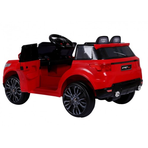 Autíčko Start Run na batériu Červený + Ovládač + Bezpečnostné funkcie + MP3 LED
