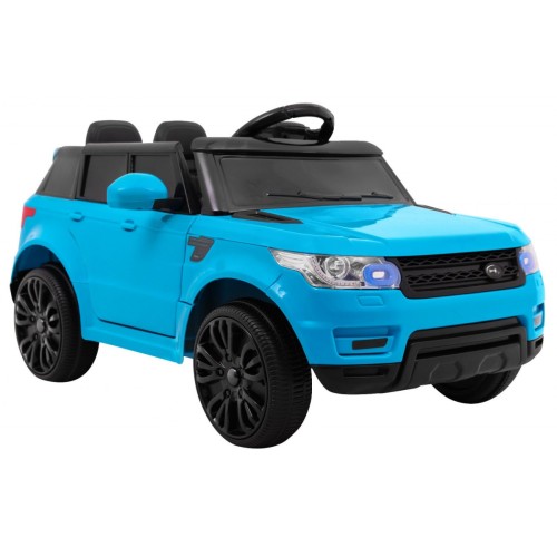 Autíčko Start Run na batériu Modrý + Ovládač + Bezpečnostné funkcie + MP3 LED