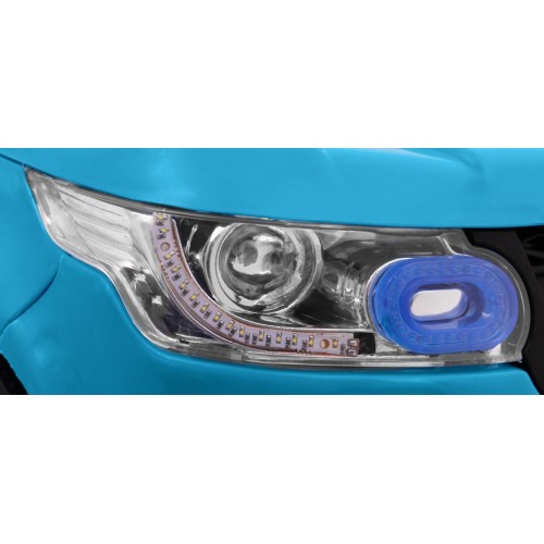 Autíčko Start Run na batériu Modrý + Ovládač + Bezpečnostné funkcie + MP3 LED