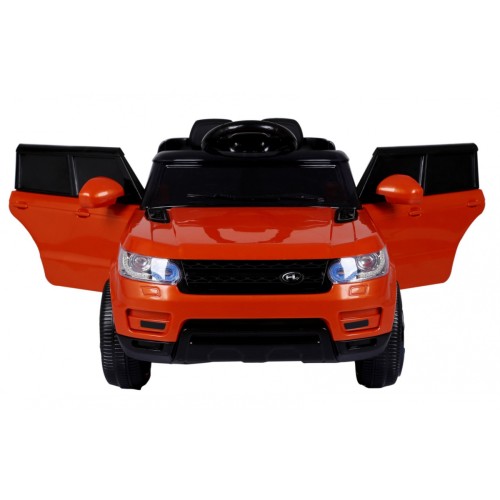 Autíčko Start Run na batériu Oranžový + Ovládač + Bezpečnostné funkcie + MP3 LED