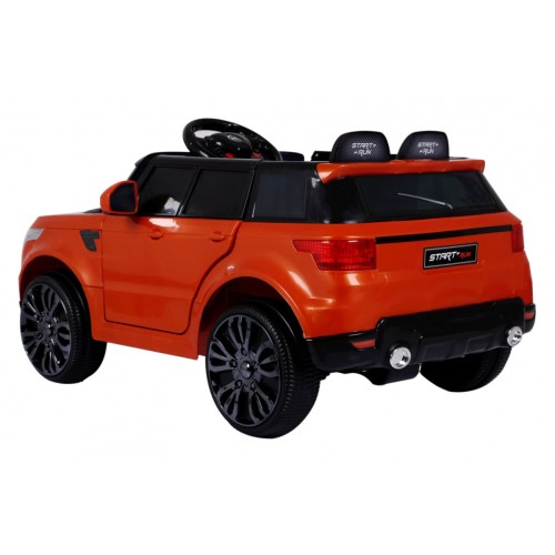 Autíčko Start Run na batériu Oranžový + Ovládač + Bezpečnostné funkcie + MP3 LED