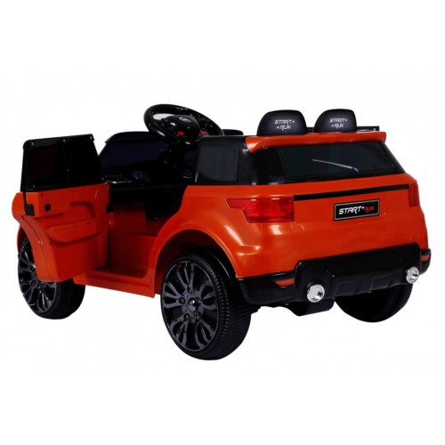 Autíčko Start Run na batériu Oranžový + Ovládač + Bezpečnostné funkcie + MP3 LED