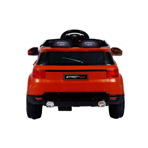 Autíčko Start Run na batériu Oranžový + Ovládač + Bezpečnostné funkcie + MP3 LED