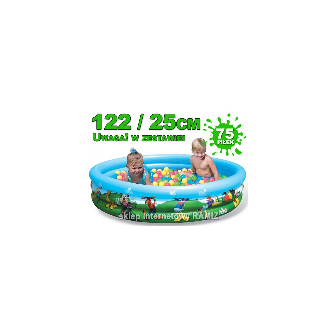 Bazén MICKEY MOUSE Loptičky BESTWAY