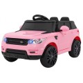 Autíčko Start Run na batériu Ružový + Ovládač + Bezpečnostné funkcie + MP3 LED