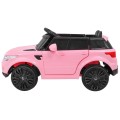 Autíčko Start Run na batériu Ružový + Ovládač + Bezpečnostné funkcie + MP3 LED
