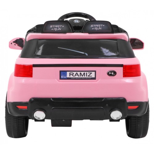 Autíčko Start Run na batériu Ružový + Ovládač + Bezpečnostné funkcie + MP3 LED