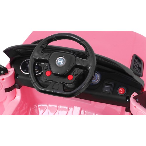 Autíčko Start Run na batériu Ružový + Ovládač + Bezpečnostné funkcie + MP3 LED