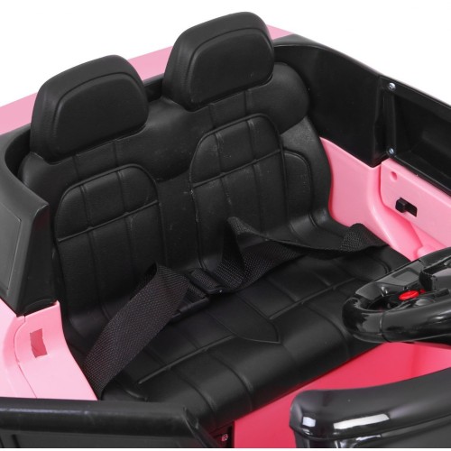 Autíčko Start Run na batériu Ružový + Ovládač + Bezpečnostné funkcie + MP3 LED