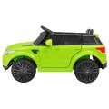 Autíčko Start Run na batériu Zelený + Ovládač + Bezpečnostné funkcie + MP3 LED