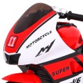 Vozidlo SUPER Motorcycle Červený