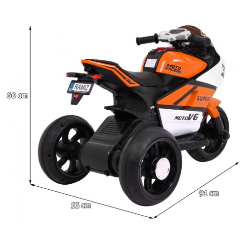 Vozidlo SUPER Motorcycle Oranžový