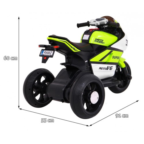 Vozidlo SUPER Motorcycle Zelený