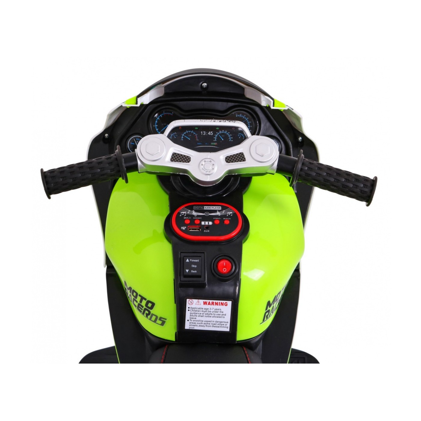 Vozidlo SUPER Motorcycle Zelený