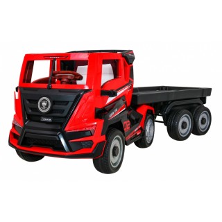 Nákladiak Super Truck s prívesom pre deti + Ovládač + Pomalý štart + Kolesá EVA + Audio Svietidlá