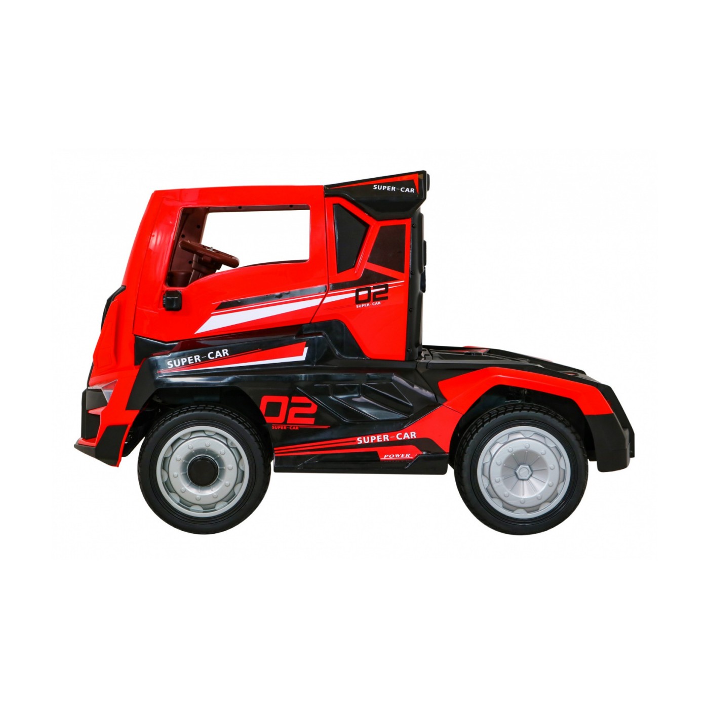 Nákladiak Super Truck s prívesom pre deti + Ovládač + Pomalý štart + Kolesá EVA + Audio Svietidlá