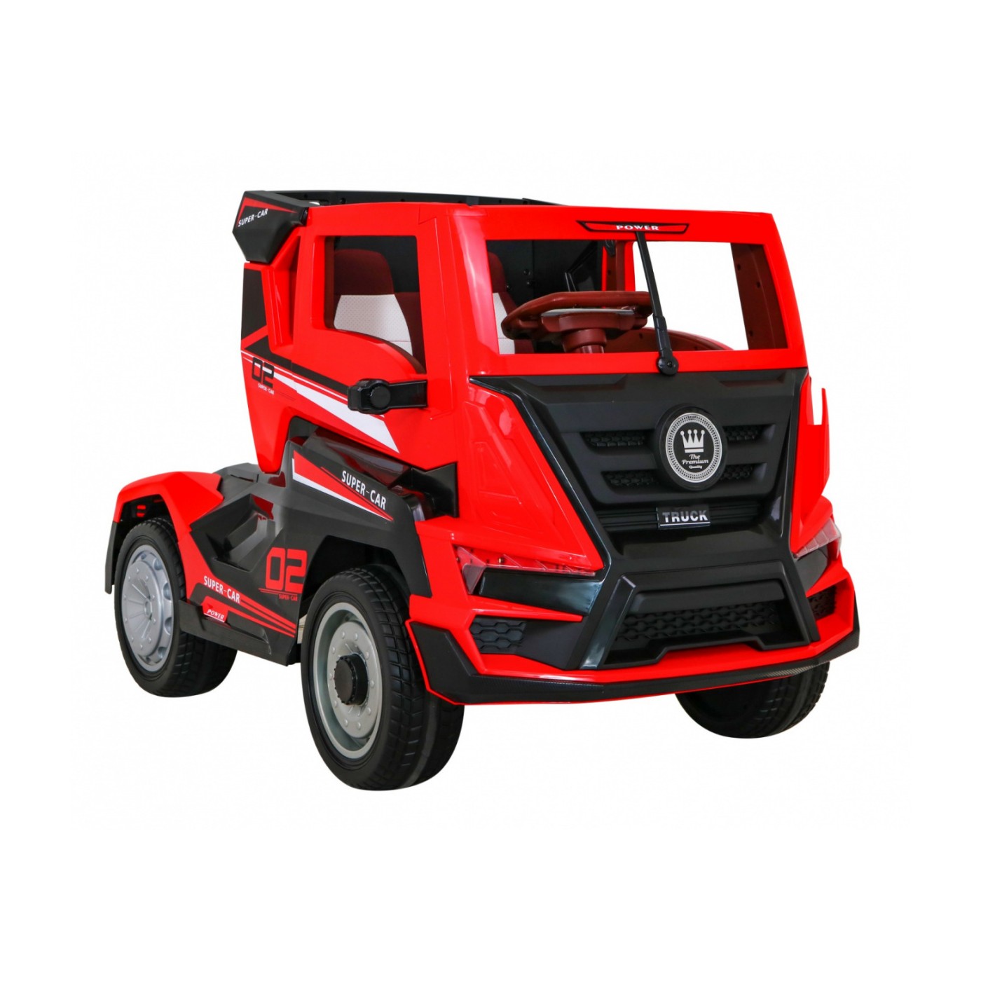 Nákladiak Super Truck s prívesom pre deti + Ovládač + Pomalý štart + Kolesá EVA + Audio Svietidlá