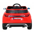 Autíčko Super-S na batériu pre deti Červené + Ovládač + Pomalý štart + Kolesá EVA + Zvuky Svietidlá
