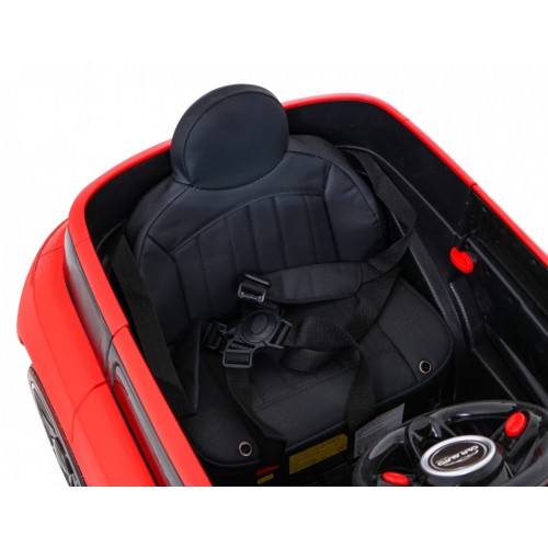 Autíčko Super-S na batériu pre deti Červené + Ovládač + Pomalý štart + Kolesá EVA + Zvuky Svietidlá