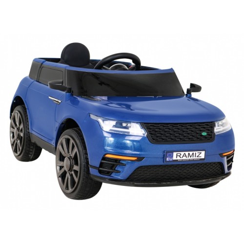 Autíčko Super-S na batériu pre deti Modré + Ovládač + Pomalý štart + Kolesá EVA + Zvuky Svietidlá