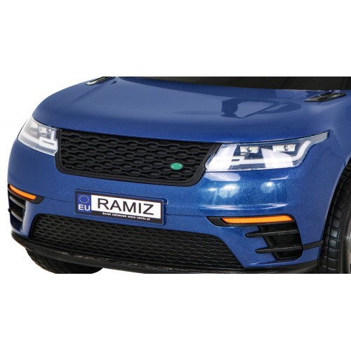 Autíčko Super-S na batériu pre deti Modré + Ovládač + Pomalý štart + Kolesá EVA + Zvuky Svietidlá