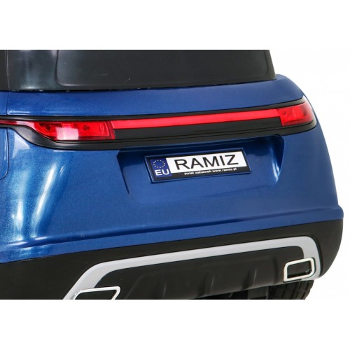 Autíčko Super-S na batériu pre deti Modré + Ovládač + Pomalý štart + Kolesá EVA + Zvuky Svietidlá