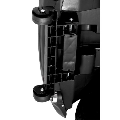 Auto SUV Polícia na batériu pre deti + Sirény + Svietidlá + Megafón + Ovládač + Pomalý štart + EVA + Nálepky