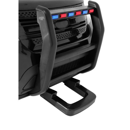 Auto SUV Polícia na batériu pre deti + Sirény + Svietidlá + Megafón + Ovládač + Pomalý štart + EVA + Nálepky