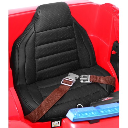 Auto SUV Hasiči na batériu pre deti + Sirény + Svietidlá + Megafón + Ovládač + Pomalý štart + Nálepky