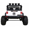 Terénne autíčko Brothers na batériu Biele + Ovládač + Pomalý štart + EVA + LED MP3